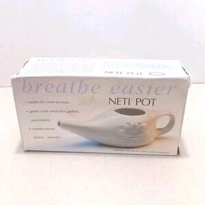 Porcelain Neti Pot, 1 Pot VTG 1999 Edition